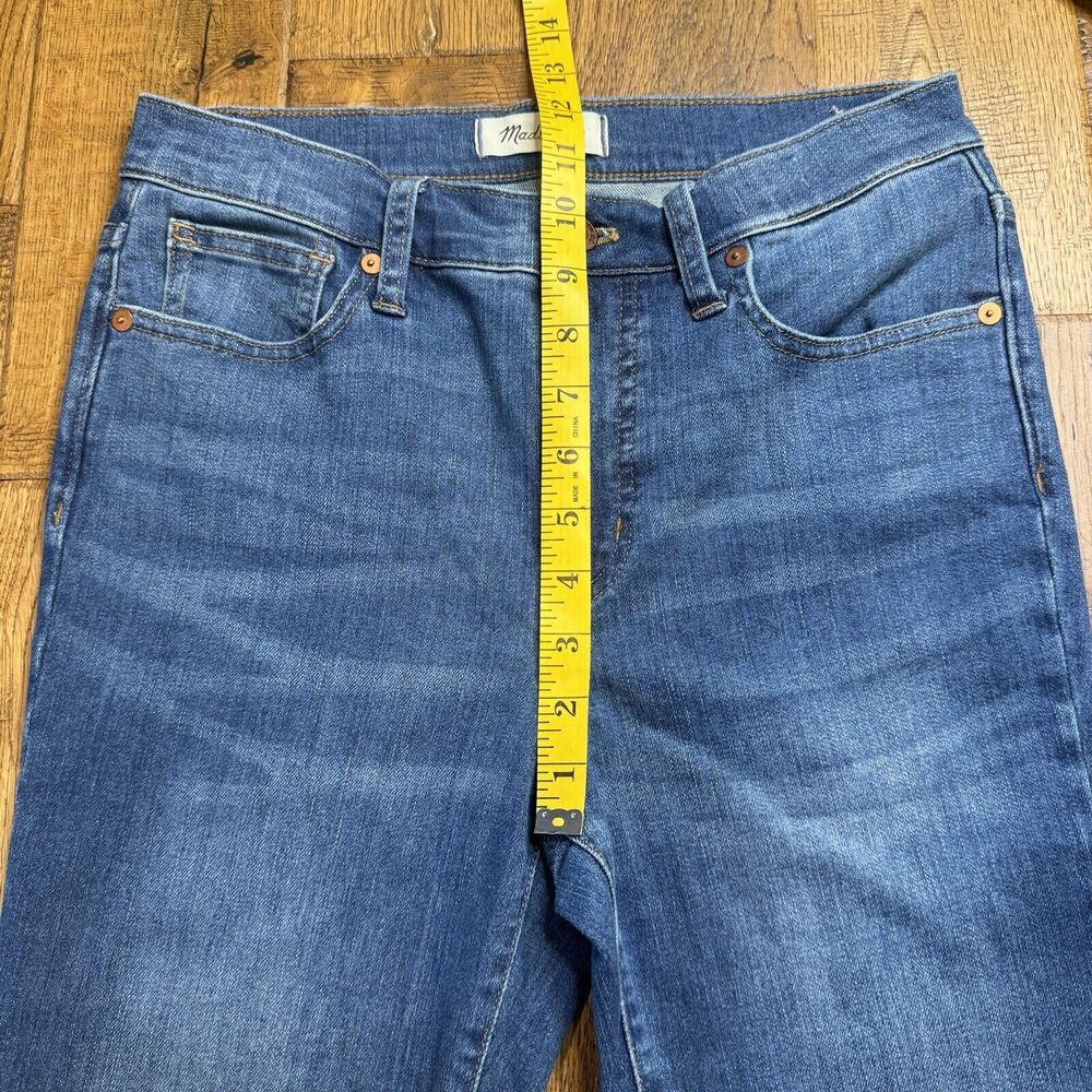 Madewell Womens Medium Wash 9'' Mid Rise Skinny Jeans Size 28 Inseam 29 - Picture 4 of 9
